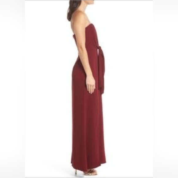 Harlyn Strapless maxi Evening Gown garnet - Picture 3 of 4